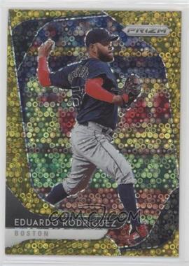 2020 Panini Prizm - [Base] - Quick Pitch Gold Donut Circle Prizm #18 - Eduardo Rodriguez /10