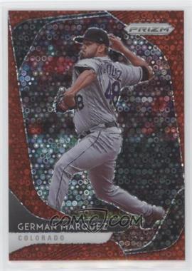 2020 Panini Prizm - [Base] - Quick Pitch Red Donut Circle Prizm #111 - Tier II - German Marquez /99