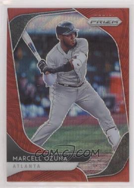 2020 Panini Prizm - [Base] - Red Wave Prizm #51 - Marcell Ozuna /99