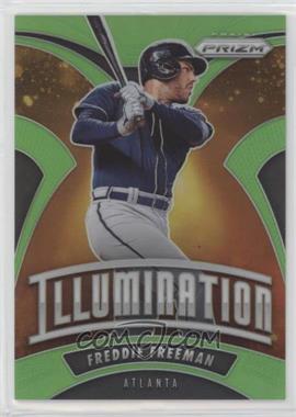 2020 Panini Prizm - Illumination - Lime Green Prizm #I-7 - Freddie Freeman /125