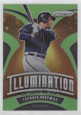 2020 Panini Prizm - Illumination - Lime Green Prizm #I-7 - Freddie Freeman /125