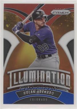 2020 Panini Prizm - Illumination - Red White & Blue Prizm #I-4 - Nolan Arenado