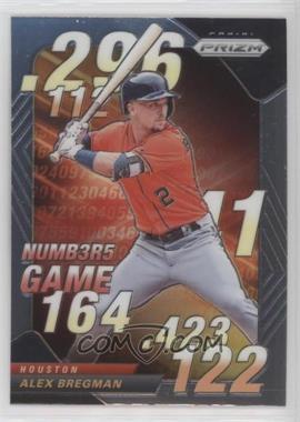 2020 Panini Prizm - Numbers Game #NG-4 - Alex Bregman