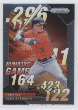 2020 Panini Prizm - Numbers Game #NG-4 - Alex Bregman