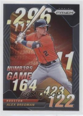 2020 Panini Prizm - Numbers Game #NG-4 - Alex Bregman