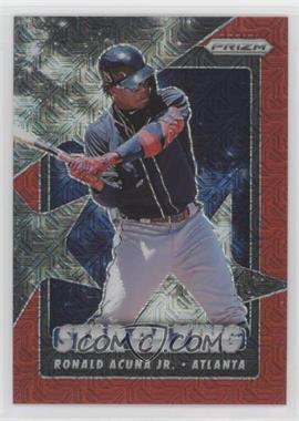 2020 Panini Prizm - Star Gazing - Red Mojo Prizm #SG-3 - Ronald Acuna Jr. /149