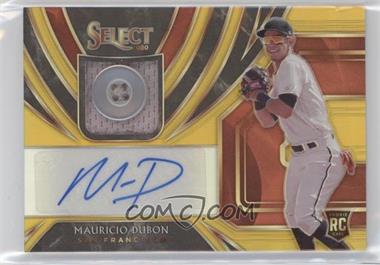 2020 Panini Select - Rookie Jersey Autographs - Gold Prizm #RJA-MD - Mauricio Dubon /10