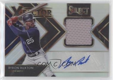 2020 Panini Select - X-Factor Material Signatures - Holo Prizm #XF-BY - Byron Buxton /75