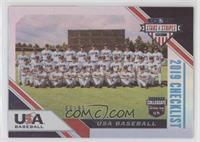 Checklist - USA Baseball Collegiate National Team #/99
