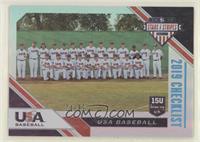 Checklist - USA Baseball 15U National Team #/99
