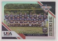 Checklist - USA Baseball 18U National Team #/25