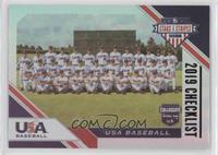 Checklist - USA Baseball Collegiate National Team #/5