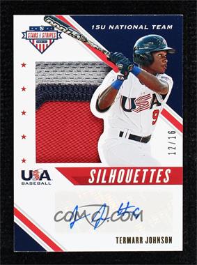 2020 Panini USA Baseball Stars & Stripes - Silhouettes Signatures - Prime #USJ-TJ - Termarr Johnson /16