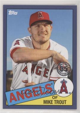 2020 Topps - 1985 Topps Baseball - Blue #85-1 - Mike Trout