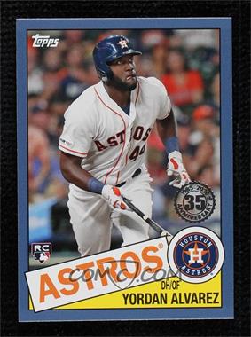 2020 Topps - 1985 Topps Baseball - Blue #85-50 - Yordan Alvarez [COMC RCR Mint]