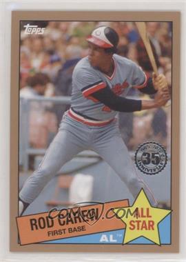 2020 Topps - 1985 Topps Baseball All-Stars - Gold #85AS-35 - Rod Carew /50