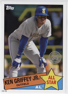 2020 Topps - 1985 Topps Baseball All-Stars - Topps.com Online Exclusive 5 x 7 Jumbo #85AS-40 - Ken Griffey Jr. /49
