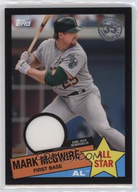 2020 Topps - 1985 Topps Baseball All-Stars Relics - Black #85ASR-MM - Mark McGwire /199