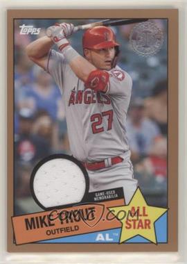 2020 Topps - 1985 Topps Baseball All-Stars Relics - Gold #85ASR-MTR - Mike Trout /50 - Courtesy of COMC.com
