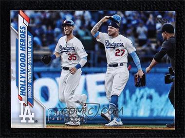 2020 Topps - [Base] - Celebration of the Decades #298 - Checklist - Hollywood Heroes (Dodgers Outfielders Celebrate Victory)