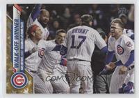 Checklist - Walk-Off Winner (Kris Bryant, Cubs Celebrate at Home Plate) [EX&nbs…