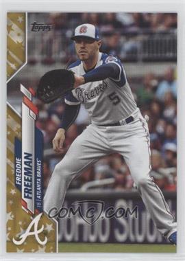 2020 Topps - [Base] - Gold Star #549 - Freddie Freeman [EX to NM]