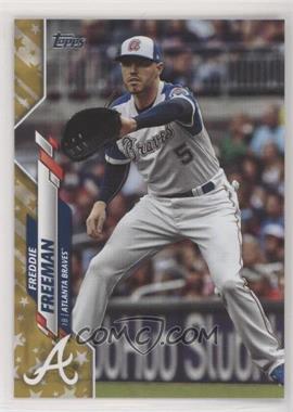 2020 Topps - [Base] - Gold Star #549 - Freddie Freeman [EX to NM]