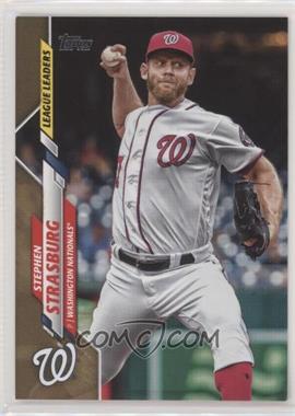 2020 Topps - [Base] - Gold #181 - League Leaders - Stephen Strasburg /2020