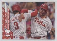 Checklist - Philly Special (Harper and Hoskins Celebrate Home Run) #/76