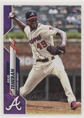 2020 Topps - [Base] - Meijer Exclusive Purple #195 - Julio Teheran [EX to NM]