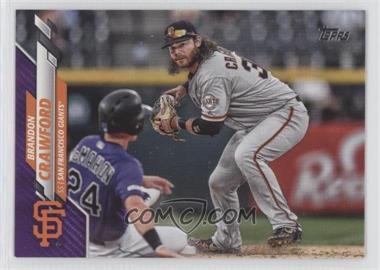 2020 Topps - [Base] - Meijer Exclusive Purple #236 - Brandon Crawford