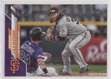 2020 Topps - [Base] - Meijer Exclusive Purple #236 - Brandon Crawford