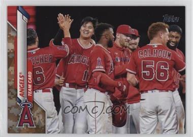 2020 Topps - [Base] - Memorial Day Camo #19 - Angels /25