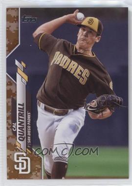 2020 Topps - [Base] - Memorial Day Camo #607 - Cal Quantrill /25