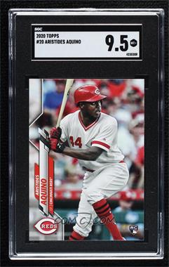 2020 Topps - [Base] - Missing Foil #20 - Aristides Aquino [SGC 9.5 Mint+]