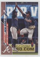 Checklist - Braves New World (Albies, Acuna Jr. Celebrate Braves Win) #/50