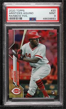 2020 Topps - [Base] - Rainbow Foil #20 - Aristides Aquino [PSA 9 MINT]