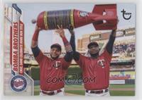 Checklist - Bomba Brothers (Cruz, Sano Celebrate Home Run Title) #/99