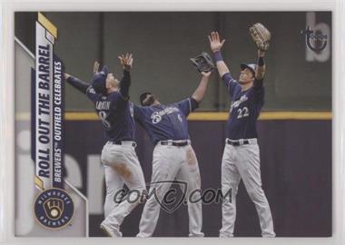 2020 Topps - [Base] - Vintage Stock #611 - Checklist - Roll Out The Barrel (Brewers Outfield Celebrates) /99
