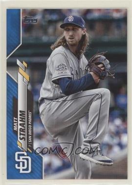 2020 Topps - [Base] - Wal-Mart Blue Border #164 - Matt Strahm /299