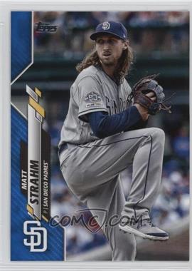 2020 Topps - [Base] - Wal-Mart Blue Border #164 - Matt Strahm /299