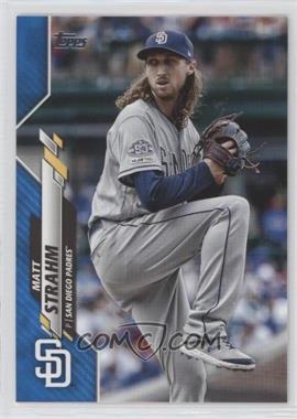 2020 Topps - [Base] - Wal-Mart Blue Border #164 - Matt Strahm /299