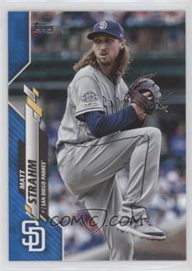 2020 Topps - [Base] - Wal-Mart Blue Border #164 - Matt Strahm /299