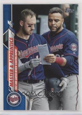 2020 Topps - [Base] - Wal-Mart Blue Border #18 - Checklist - Master & Apprentice (Cruz And Garver Review Scouting Report) /299