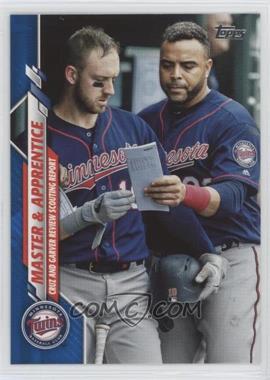 2020 Topps - [Base] - Wal-Mart Blue Border #18 - Checklist - Master & Apprentice (Cruz And Garver Review Scouting Report) /299