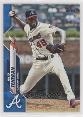 2020 Topps - [Base] - Wal-Mart Blue Border #195 - Julio Teheran /299