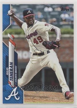 2020 Topps - [Base] - Wal-Mart Blue Border #195 - Julio Teheran /299