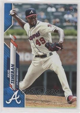 2020 Topps - [Base] - Wal-Mart Blue Border #195 - Julio Teheran /299