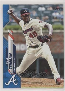 2020 Topps - [Base] - Wal-Mart Blue Border #195 - Julio Teheran /299