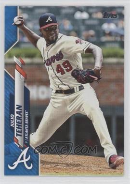 2020 Topps - [Base] - Wal-Mart Blue Border #195 - Julio Teheran /299